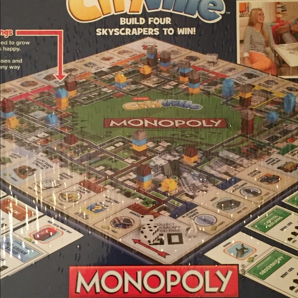 Hasbro Other Monopoly Cityville Games Family Night New City Poshmark